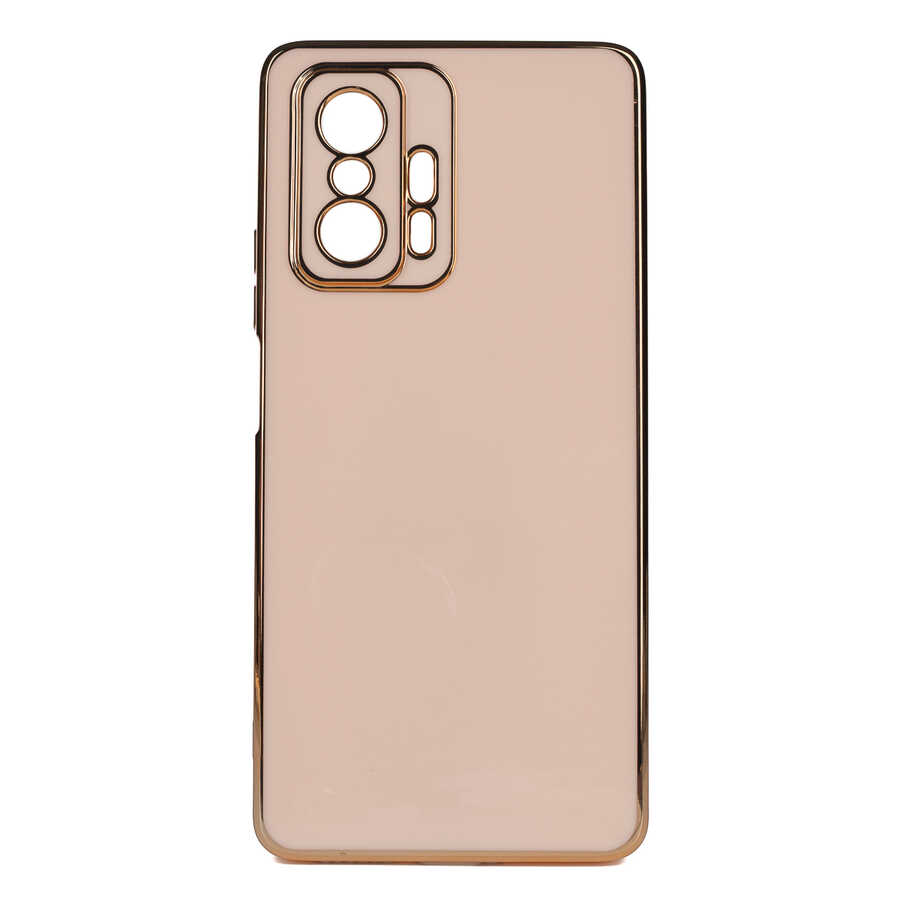 Xiaomi Uyumlu  Mi 11T Pro 5G Kılıf Zore Bark Kapak-Rose gold