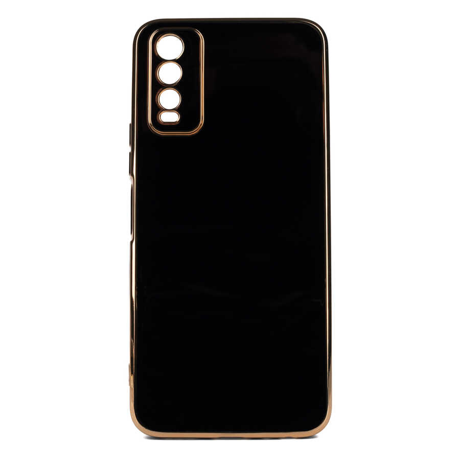 Vivo Y20 Kılıf Zore Bark Kapak-Siyah