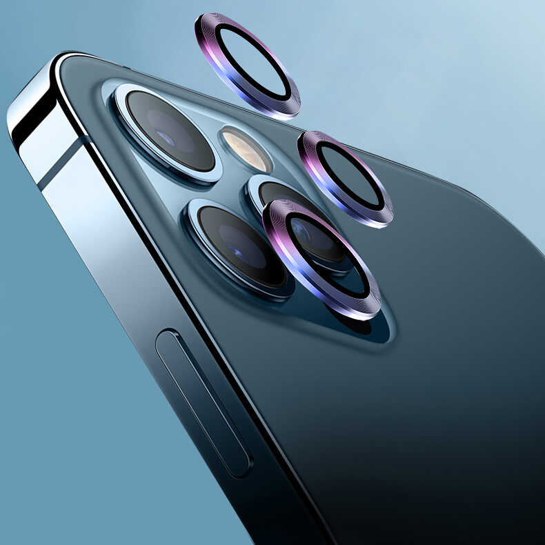 iPhone Uyumlu 13 Mini Zore CL-07 Kamera Lens Koruyucu-Colorful