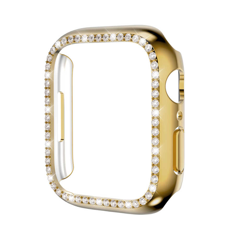 Watch 7 45mm Zore Watch Gard 05 Sert PC Koruyucu-Gold