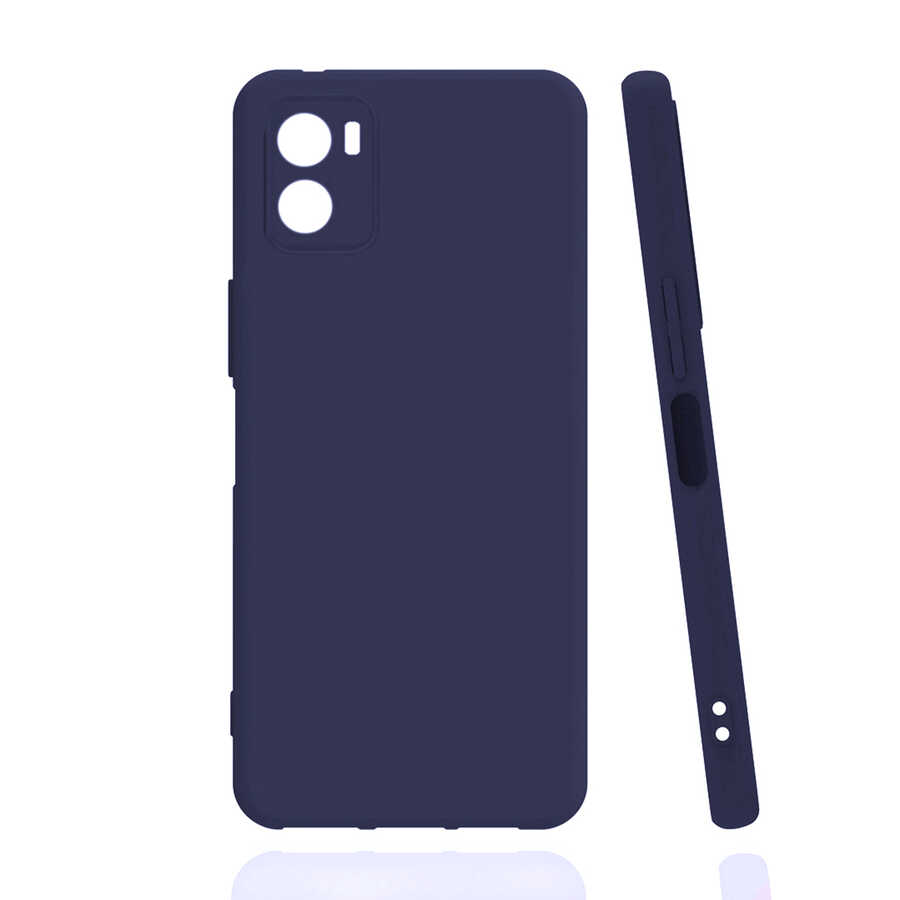 Vivo Y15S Kılıf Zore Biye Silikon-Lacivert