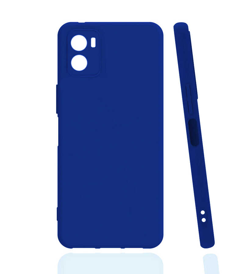 Vivo Y15S Kılıf Zore Biye Silikon-Mavi