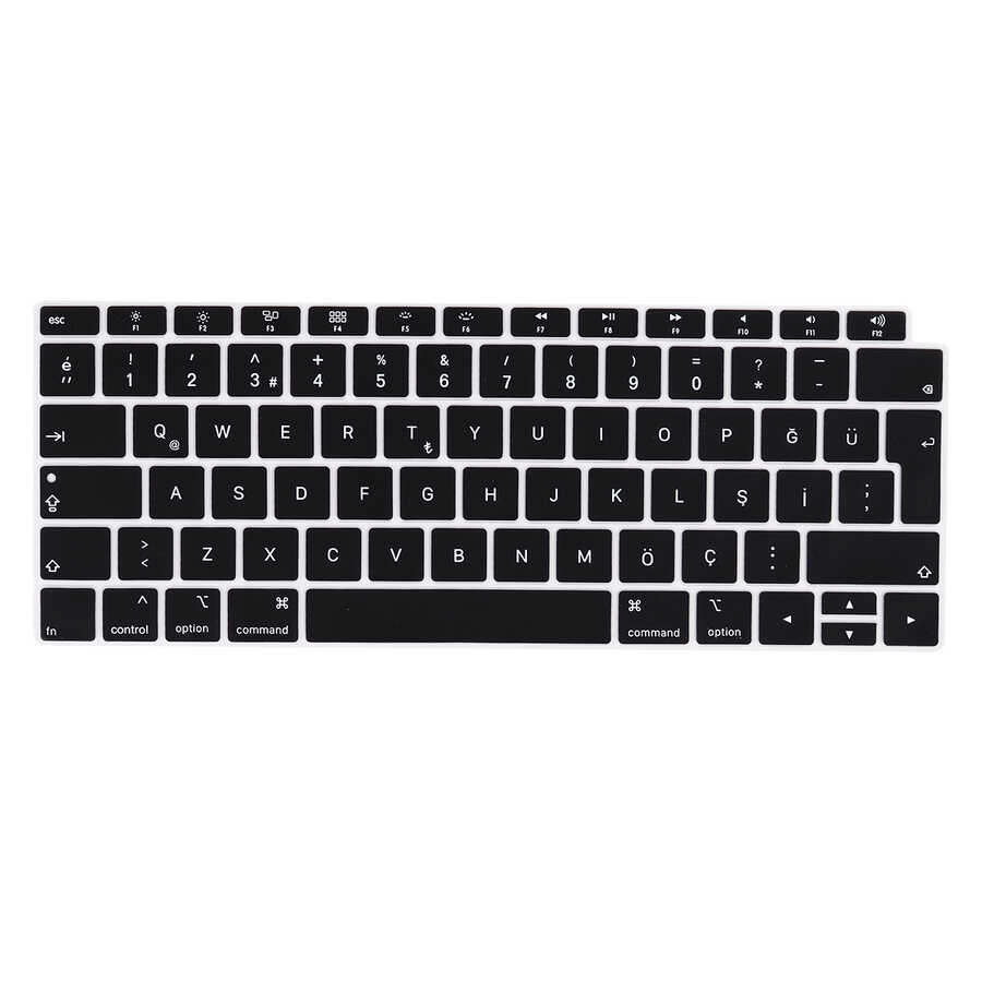 Macbook Uyumlu 13.3’ Air A1932 Zore Klavye Koruyucu Silikon Ped