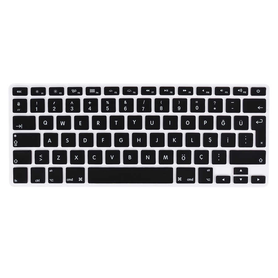 Macbook Uyumlu 15.4’ Pro Retina Zore Klavye Koruyucu Silikon Ped