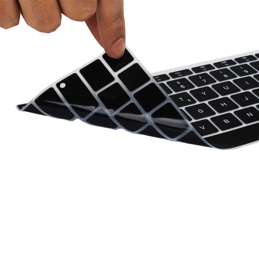 Macbook Uyumlu 14.2’ 2021 A2442 Zore Klavye Koruyucu Silikon Ped