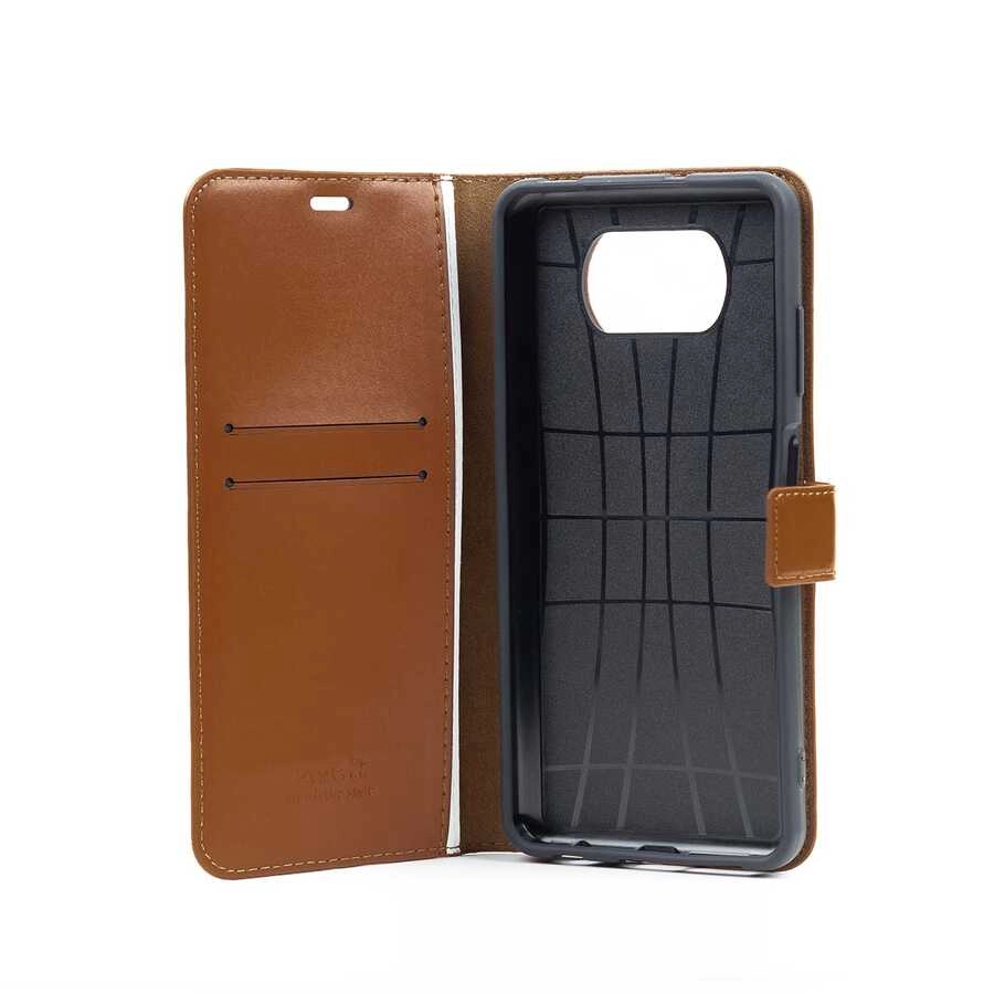 Galaxy Uyumlu A23 Kılıf Zore Kar Deluxe Kapaklı Kılıf