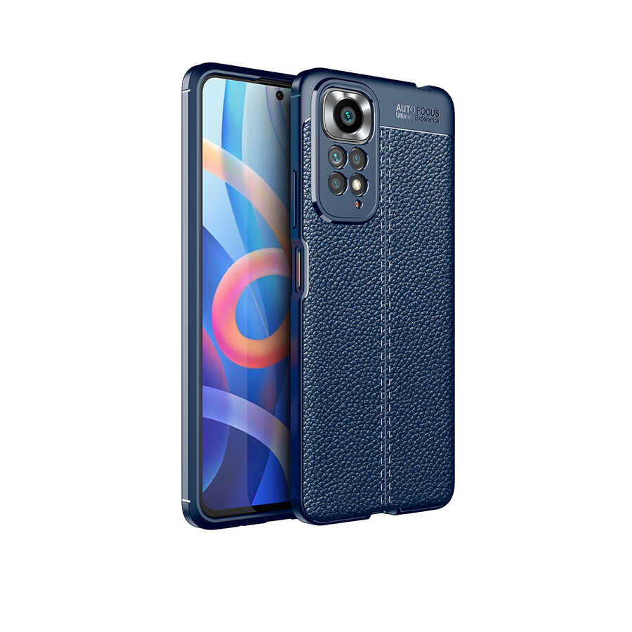 Xiaomi Uyumlu  Redmi Note 11 Global Kılıf Zore Niss Silikon Kapak-Lacivert