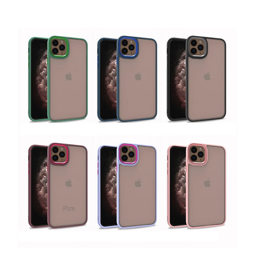 iPhone Uyumlu 12 Pro Kılıf Zore Flora Kapak-Kırmızı