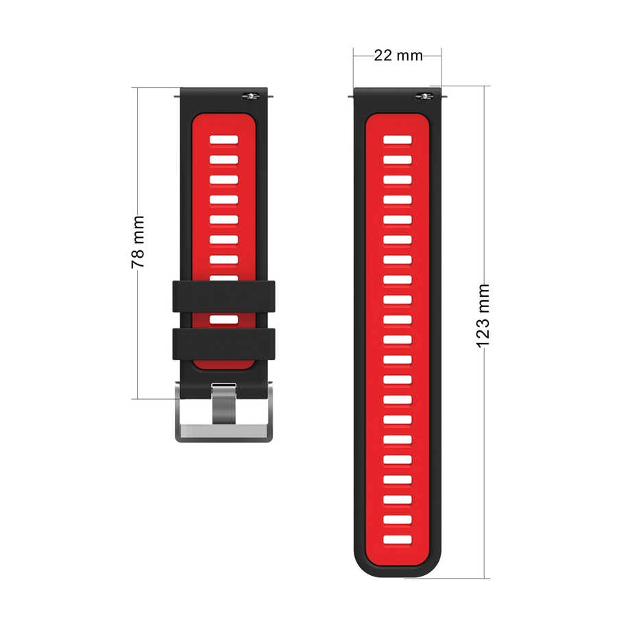 Huawei Uyumlu GT2 42mm KRD-55 Silikon Kordon