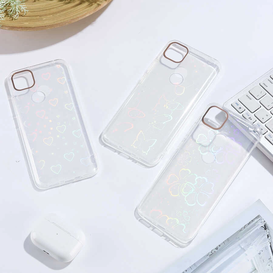 Xiaomi Uyumlu  Redmi 9C Kılıf Zore Sidney Desenli Sert Kapak