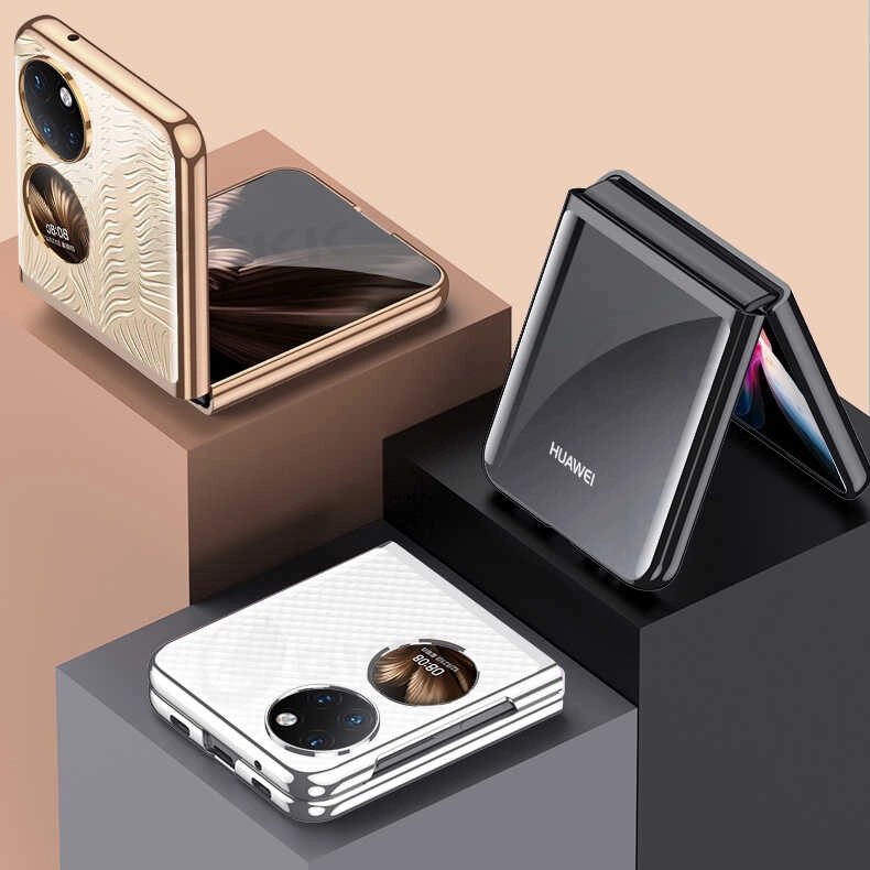 Huawei Uyumlu P50 Pocket Kılıf Zore Kıpta Kapak