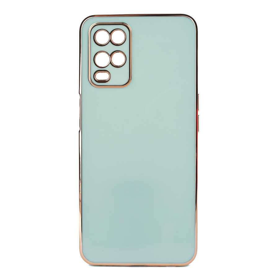 Oppo A54 4G Kılıf Zore Bark Kapak-Açık yeşil