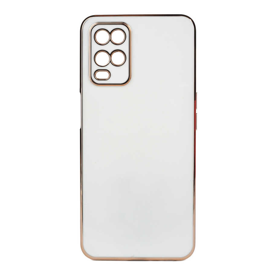 Oppo A54 4G Kılıf Zore Bark Kapak-Beyaz