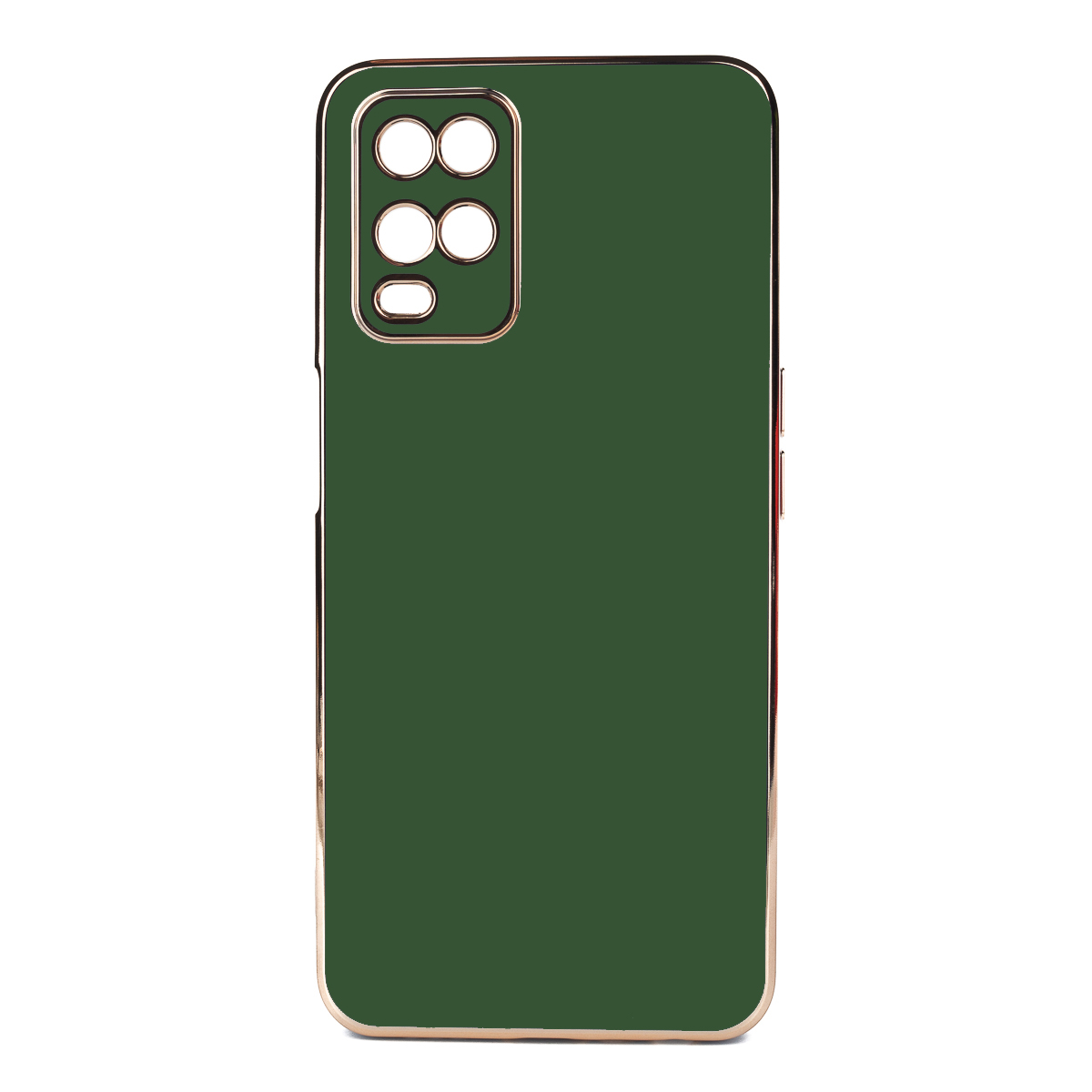 Oppo A54 4G Kılıf Zore Bark Kapak-Koyu yeşil