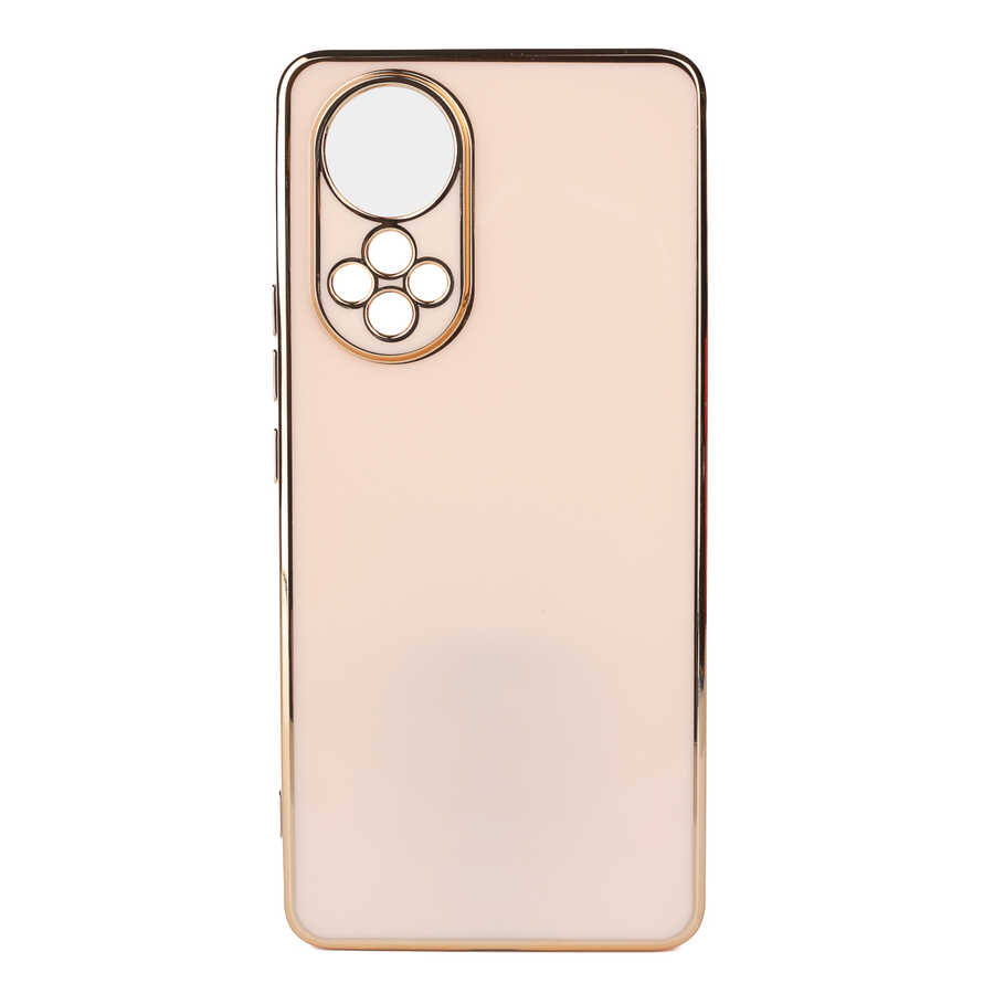 Huawei Uyumlu Nova 9 Kılıf Zore Bark Kapak-Rose gold
