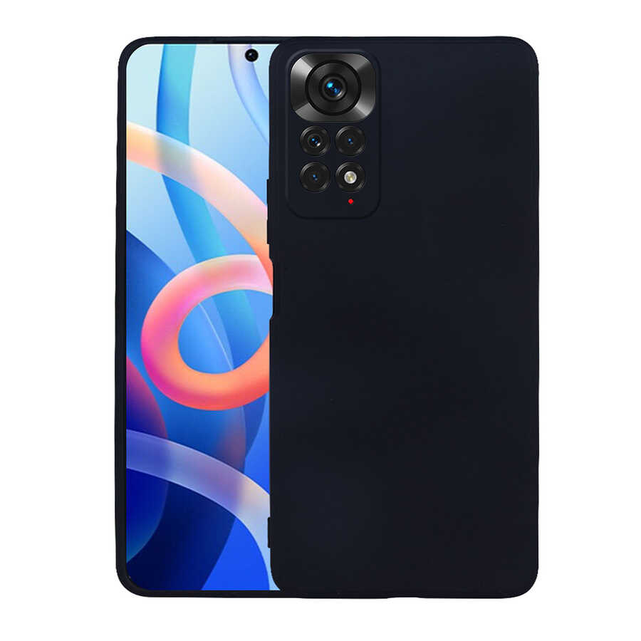 Xiaomi Uyumlu  Redmi Note 11 Global Kılıf Zore Premier Silikon Kapak-Siyah