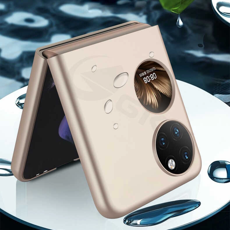 Huawei Uyumlu P50 Pocket Kılıf Zore Sert Kıpta Kapak