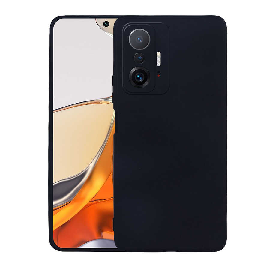 Xiaomi Uyumlu  Mi 11T Pro 5G Kılıf Zore Premier Silikon Kapak-Siyah