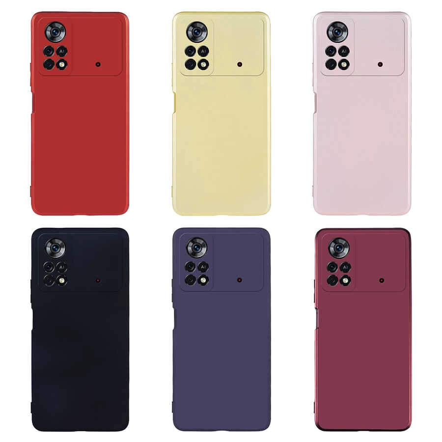Xiaomi Uyumlu  Poco M4 Pro 4G Kılıf Zore Premier Silikon Kapak