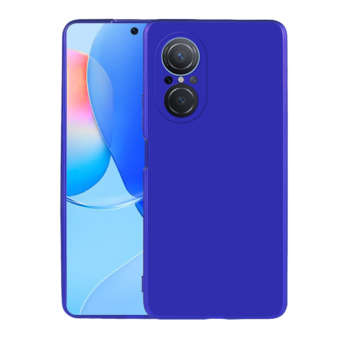 Huawei Uyumlu Nova 9 SE Kılıf Zore Premier Silikon Kapak-Saks mavi