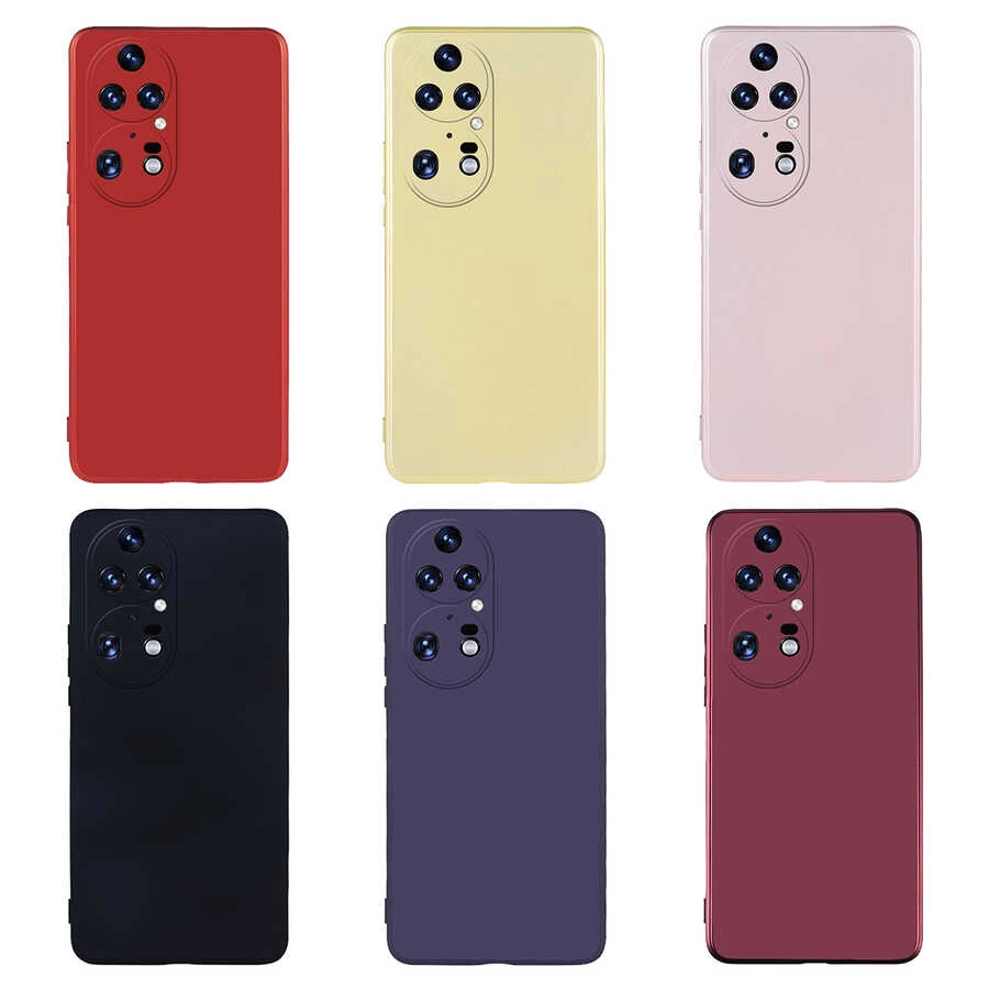 Huawei Uyumlu P50 Pro Kılıf Zore Premier Silikon Kapak
