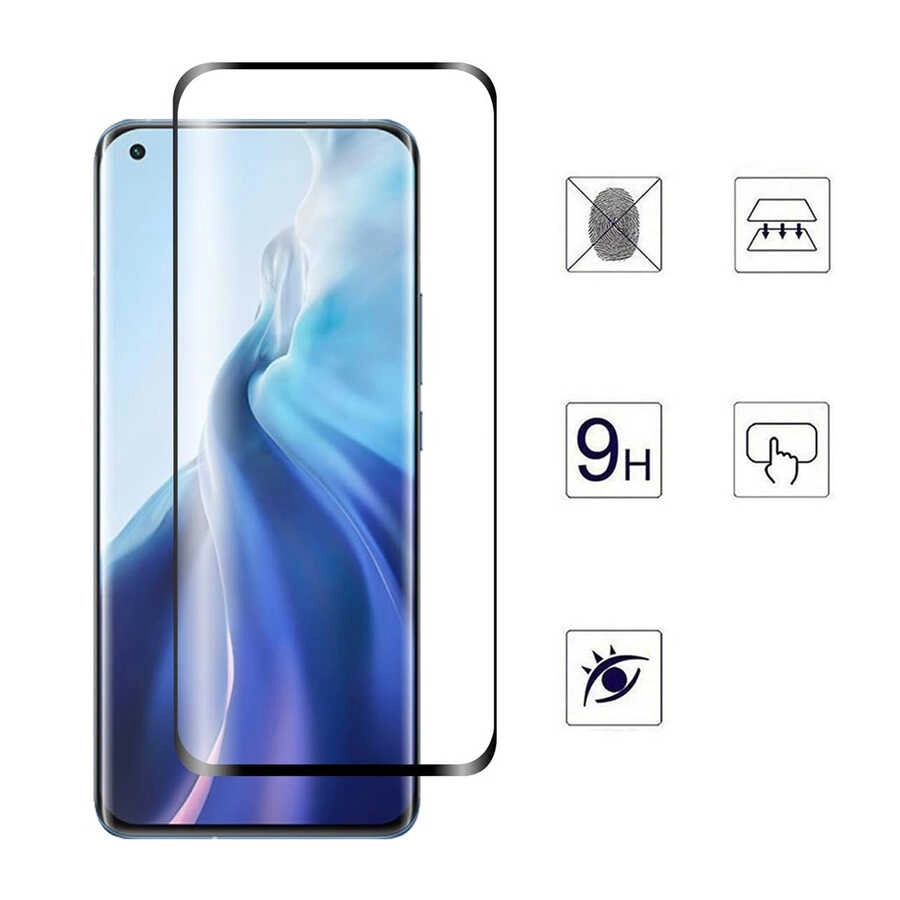 Xiaomi Uyumlu  Mi 11T Pro 5G Davin 5D Cam Ekran Koruyucu