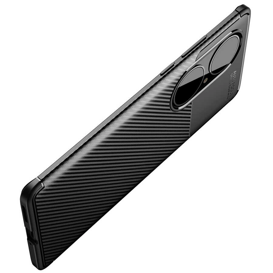 Huawei Uyumlu P50 Pro Kılıf Zore Negro Silikon Kapak