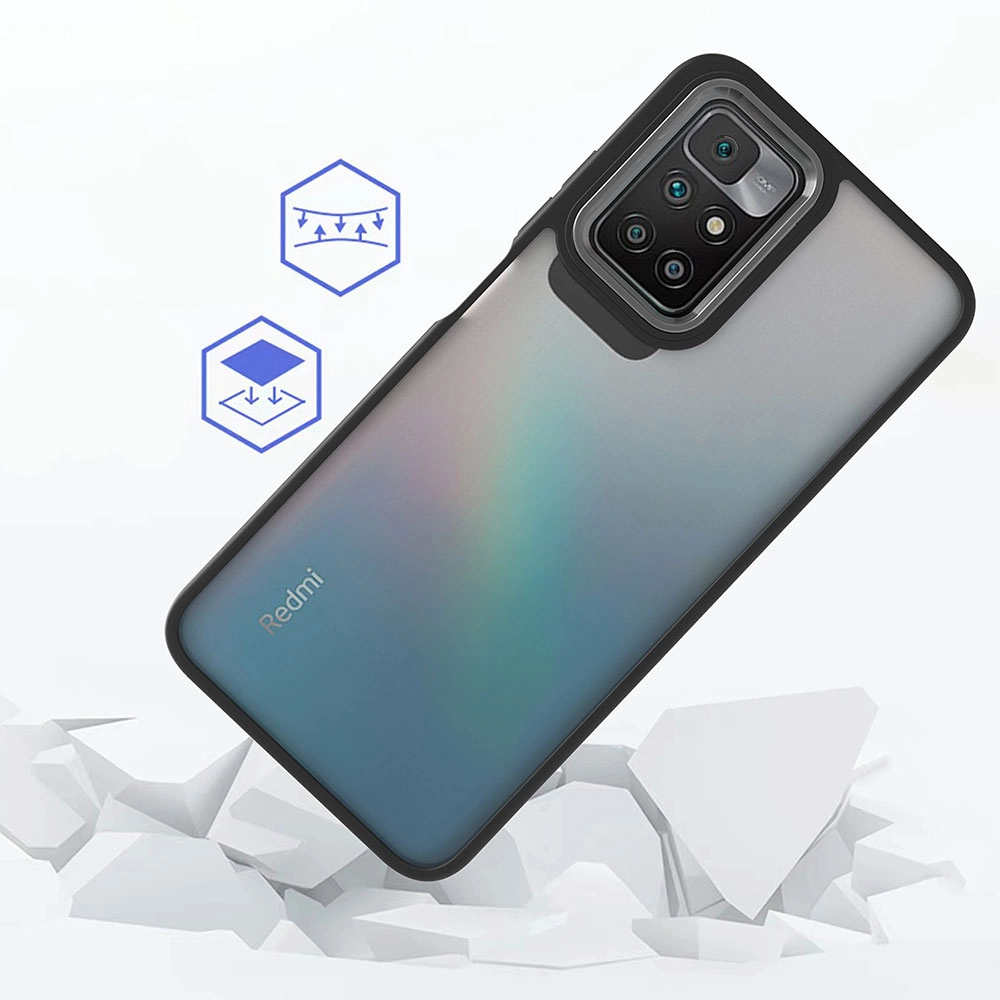 Xiaomi Uyumlu  Redmi 10 Kılıf Zore Flora Kapak-Kırmızı