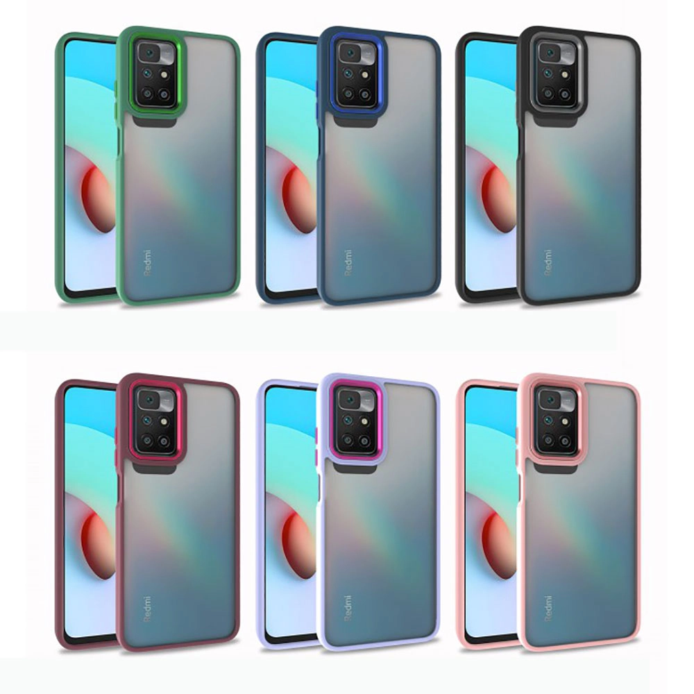 Xiaomi Uyumlu  Redmi 10 Kılıf Zore Flora Kapak-Kırmızı