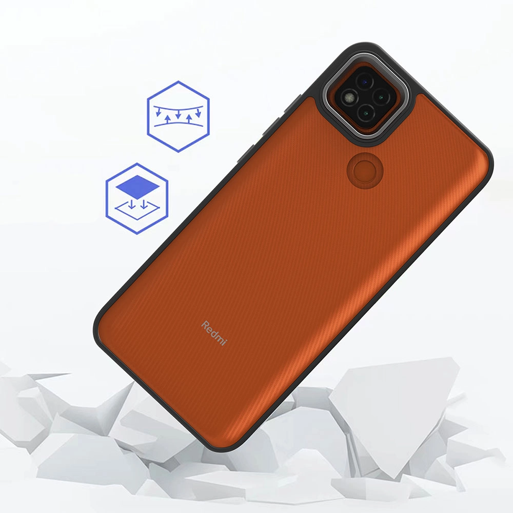 Xiaomi Uyumlu  Redmi 9C Kılıf Zore Flora Kapak-Kırmızı