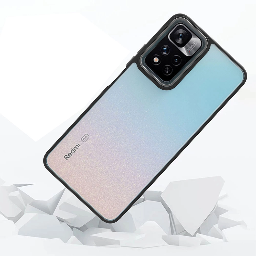 Xiaomi Uyumlu  Poco M4 Pro 5G Kılıf Zore Flora Kapak-Kırmızı