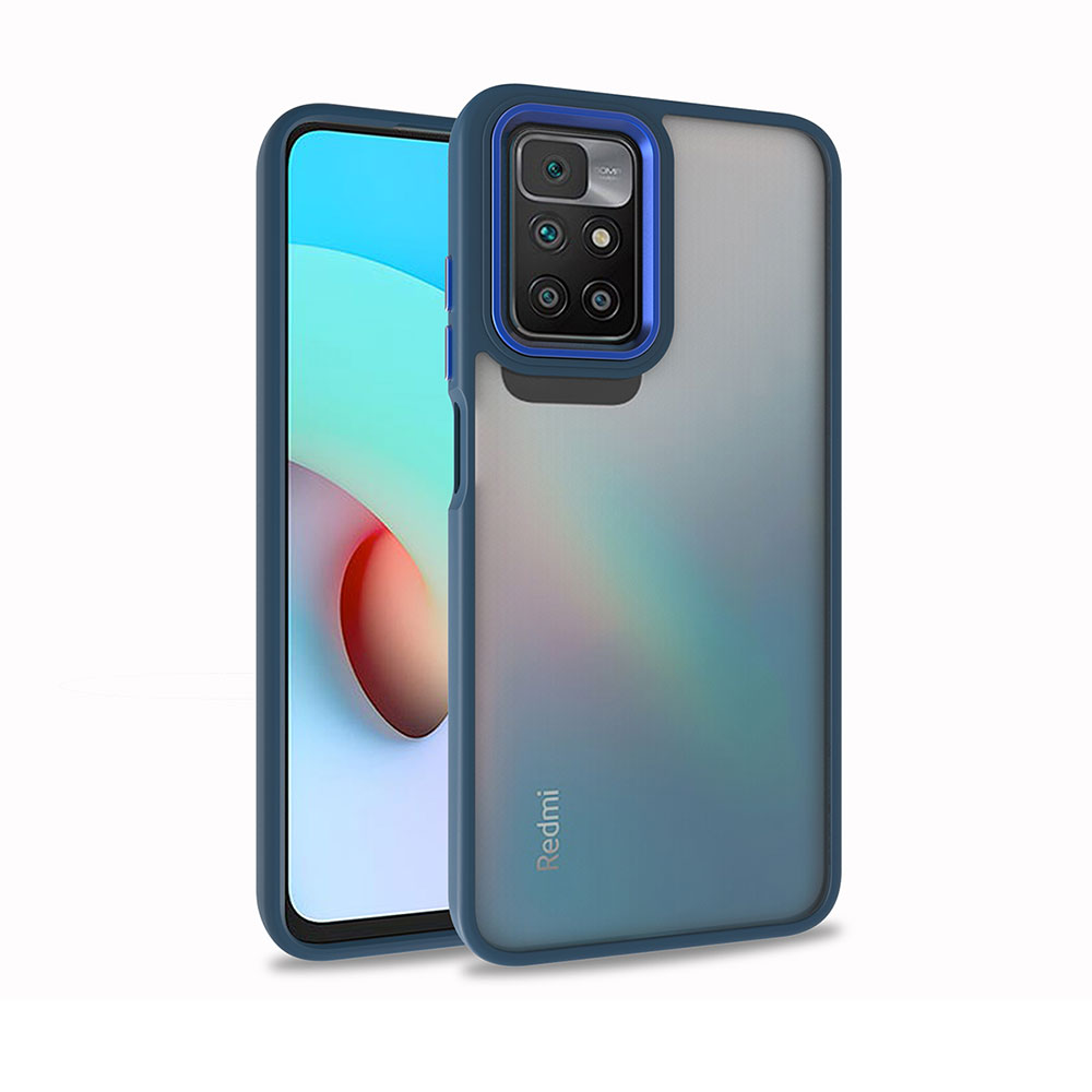 Xiaomi Uyumlu  Redmi Note 11T 5G Kılıf Zore Flora Kapak-Mavi