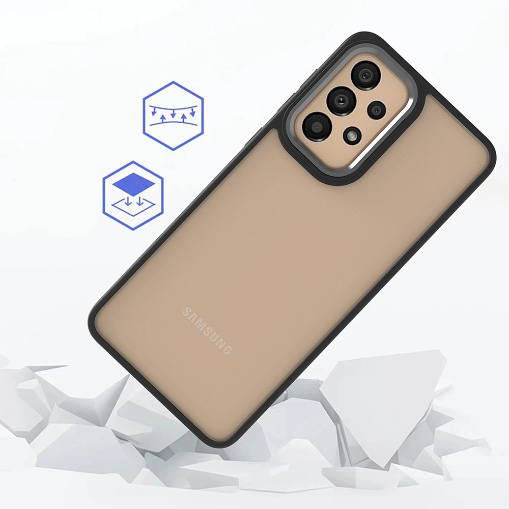 Galaxy Uyumlu A72 Kılıf Zore Flora Kapak-Kırmızı