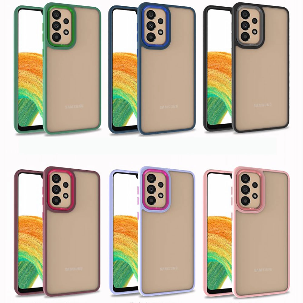 Galaxy Uyumlu A73 Kılıf Zore Flora Kapak-Kırmızı