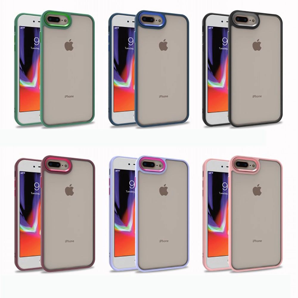 iPhone Uyumlu 7 Plus Kılıf Zore Flora Kapak-Kırmızı