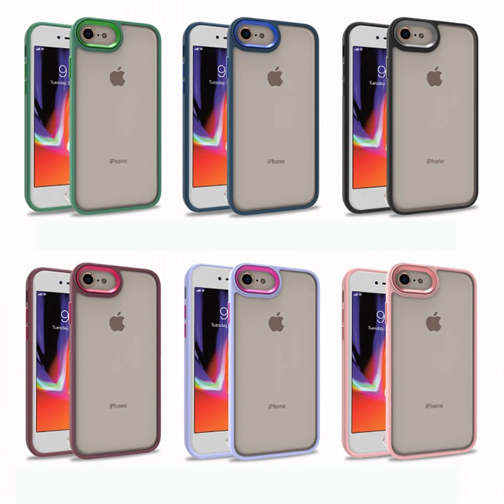 iPhone Uyumlu 8 Kılıf Zore Flora Kapak-Kırmızı