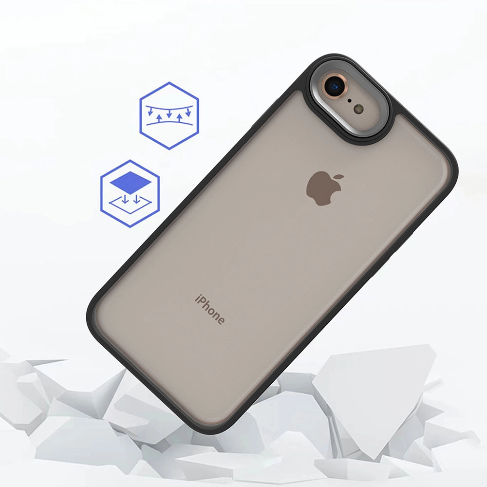 iPhone Uyumlu 7 Kılıf Zore Flora Kapak-Kırmızı
