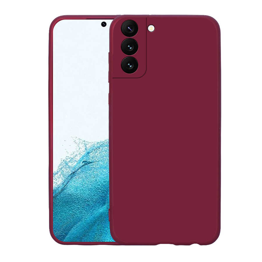 Galaxy Uyumlu S22 Kılıf Zore Mara Lansman Kapak-Koyu mor