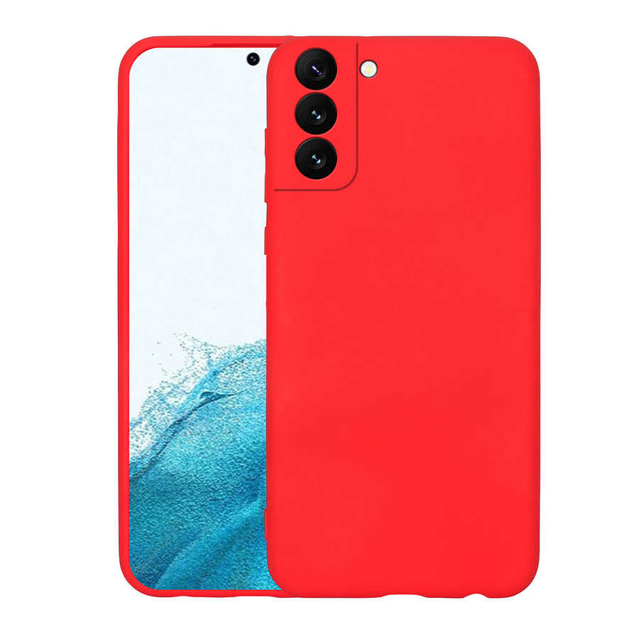 Galaxy Uyumlu S22 Plus Kılıf Zore Mara Lansman Kapak-Kırmızı