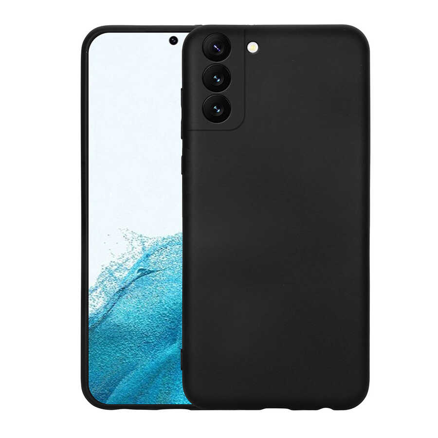 Galaxy Uyumlu S22 Plus Kılıf Zore Mara Lansman Kapak-Siyah