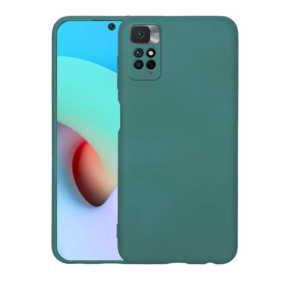 Xiaomi Uyumlu  Redmi Note 11 Global Kılıf Zore Mara Lansman Kapak-Koyu yeşil
