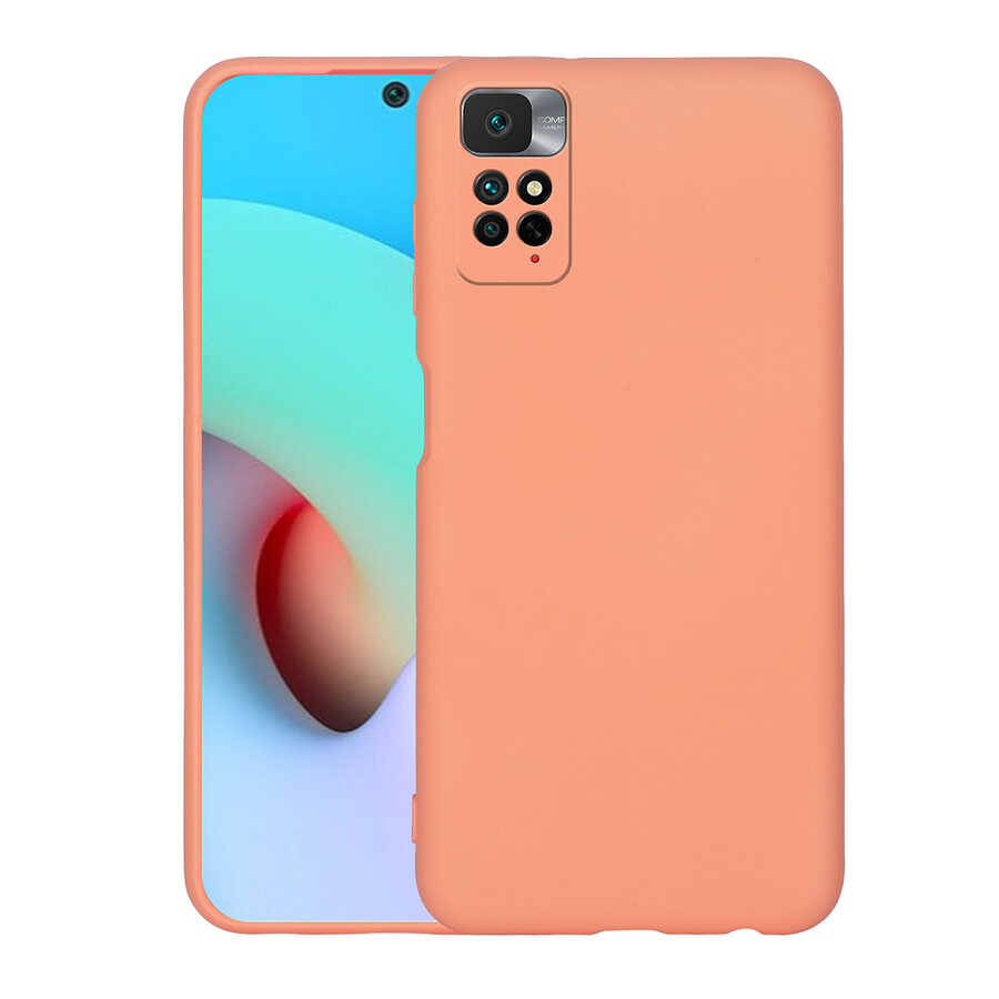Xiaomi Uyumlu  Redmi Note 11 Global Kılıf Zore Mara Lansman Kapak-Turuncu