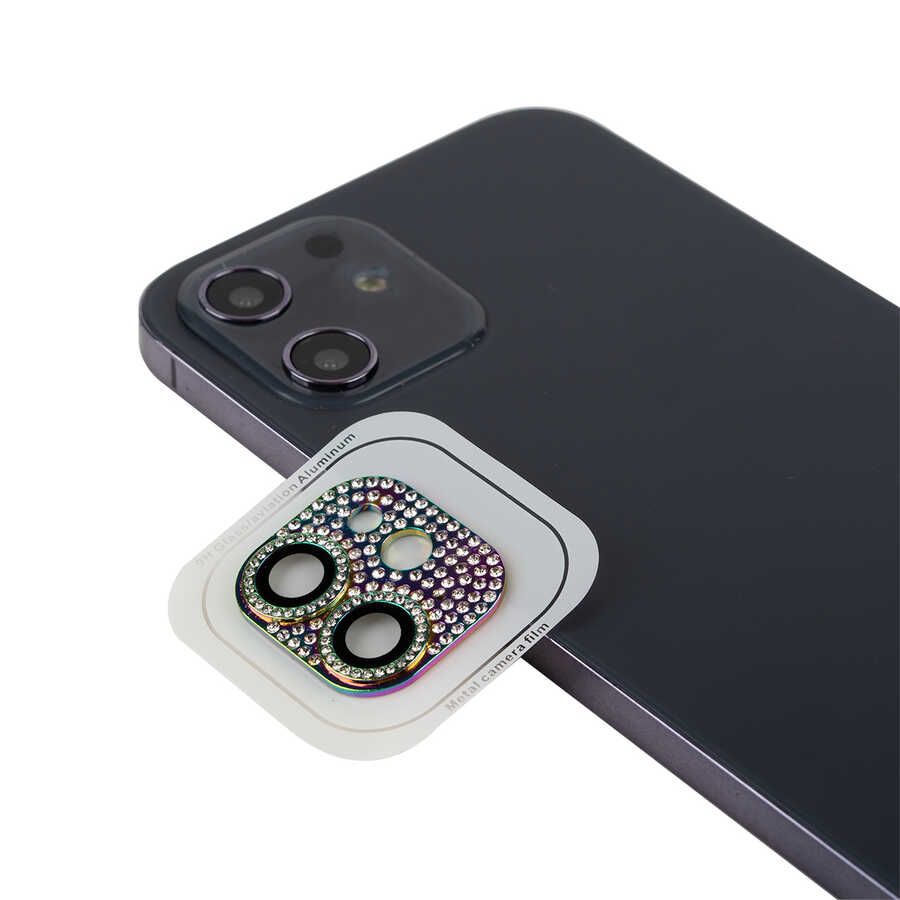 iPhone Uyumlu 11 Zore CL-08 Kamera Lens Koruyucu-Colorful