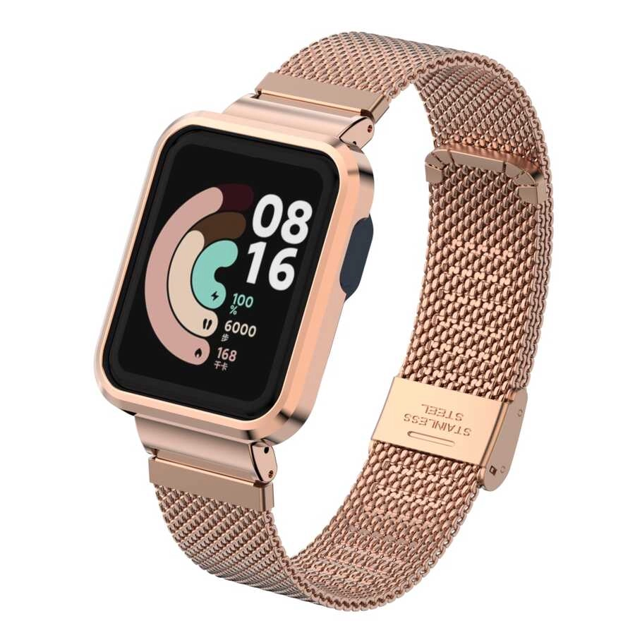 Xiaomi Uyumlu  Redmi Watch (Mi Watch Lite) Zore KRD-59 Metal Kordon