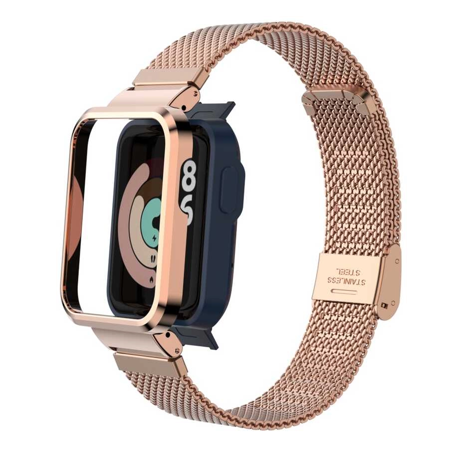 Xiaomi Uyumlu  Redmi Watch (Mi Watch Lite) Zore KRD-59 Metal Kordon