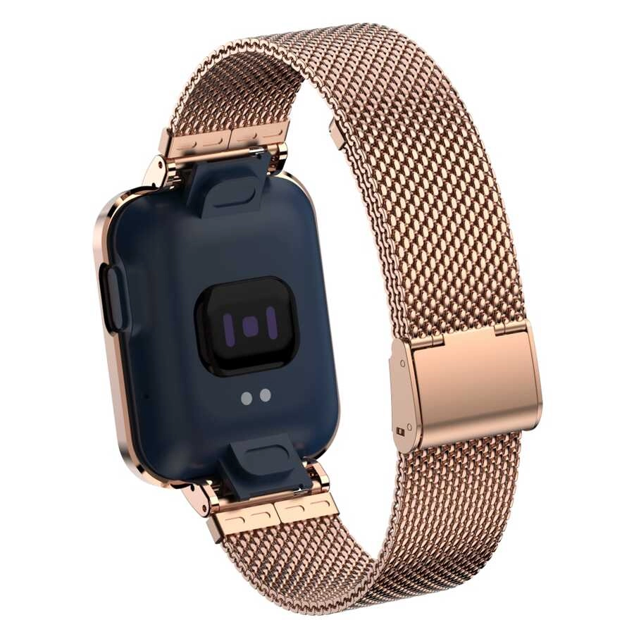 Xiaomi Uyumlu  Redmi Watch (Mi Watch Lite) Zore KRD-59 Metal Kordon