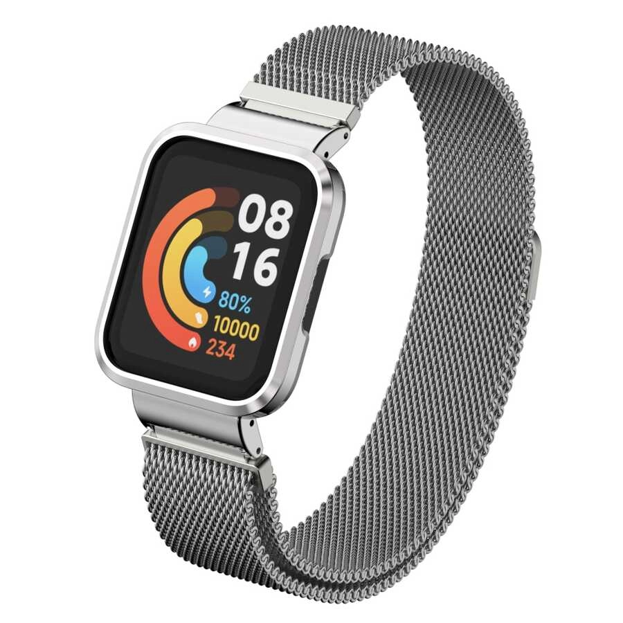 Xiaomi Uyumlu  Redmi Watch (Mi Watch Lite) Zore KRD-58 Metal Kordon
