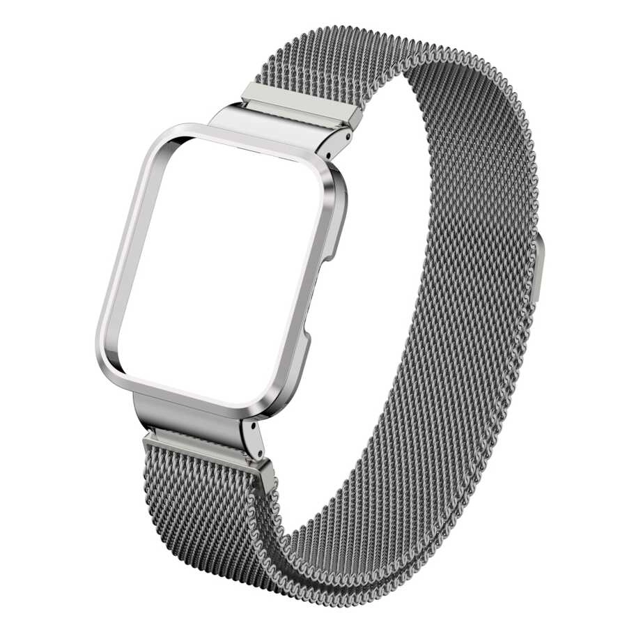Xiaomi Uyumlu  Redmi Watch (Mi Watch Lite) Zore KRD-58 Metal Kordon