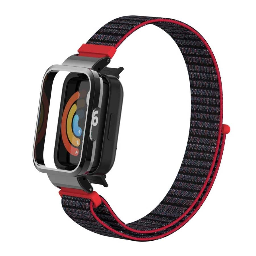 Xiaomi Uyumlu  Redmi Watch (Mi Watch Lite) Zore KRD-61 Hasır Kordon