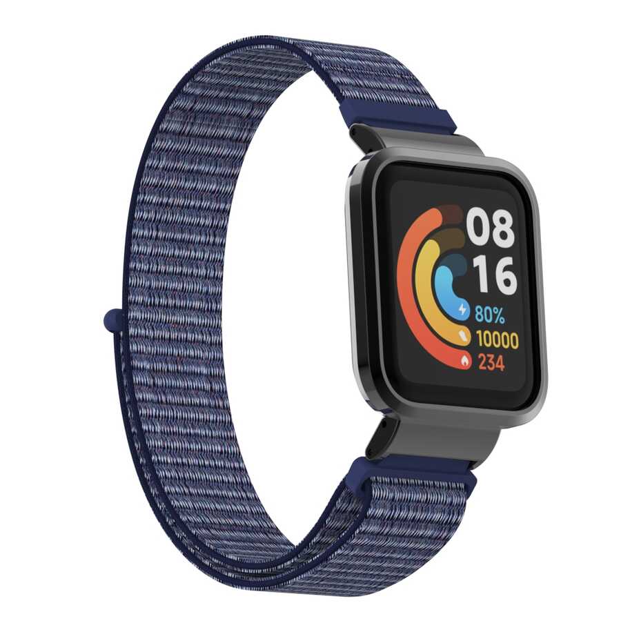 Xiaomi Uyumlu  Redmi Watch (Mi Watch Lite) Zore KRD-61 Hasır Kordon-No1